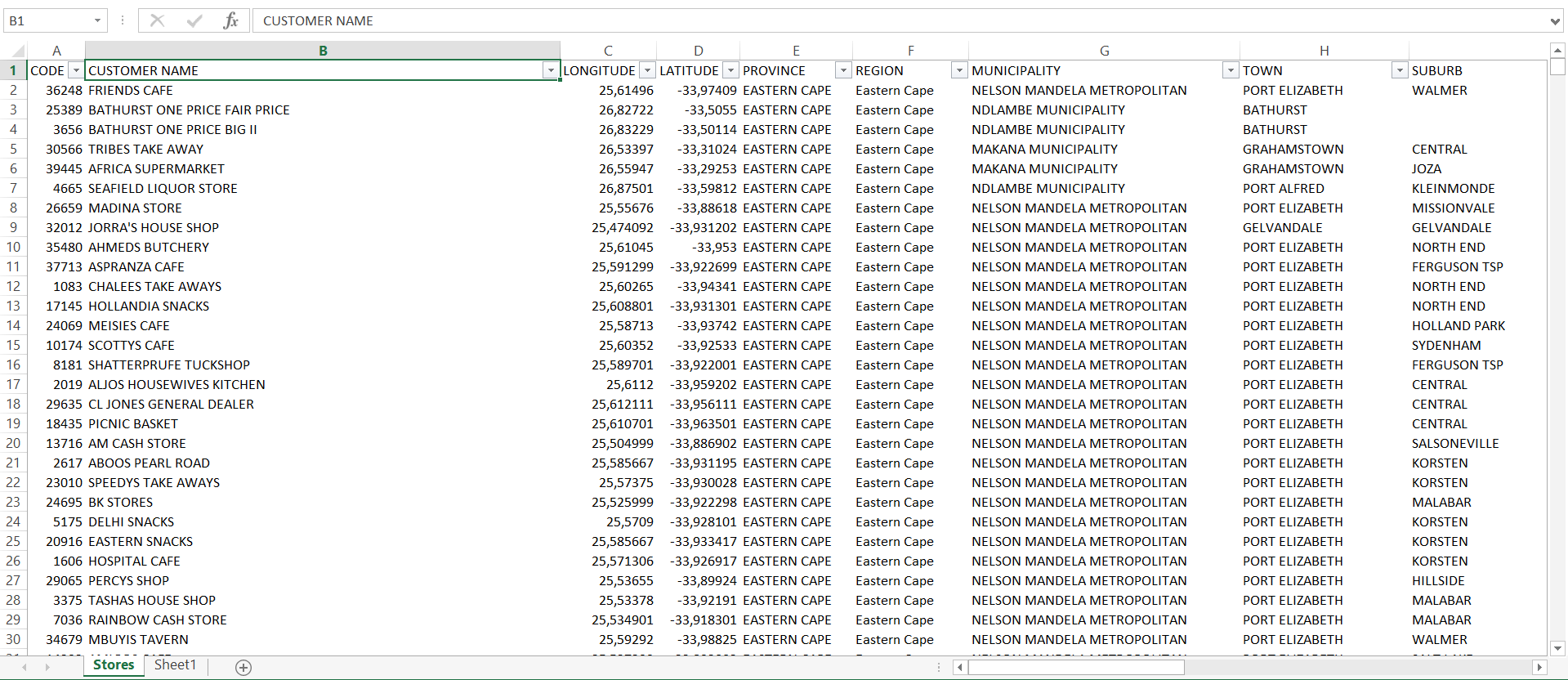Spreadsheet Spreadsheet
